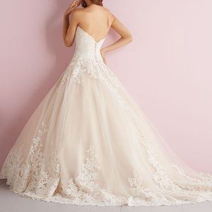 Romantic Blush Wedding Dress | Allure 2701